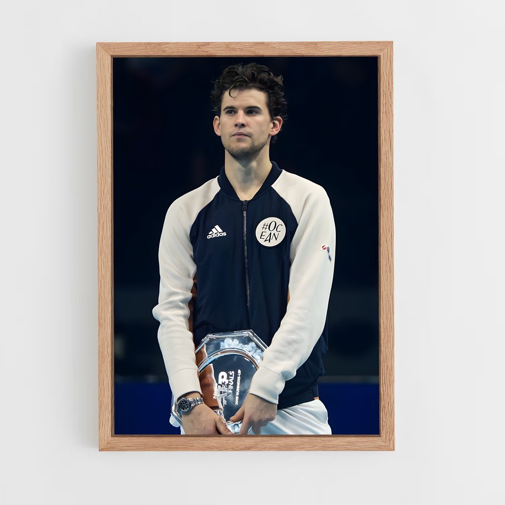 Poster La Victoire de Thiem – affiche Tennis (vue 4)